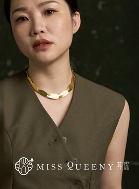 MissQueeny其微|巴塞罗那午夜短项链简约精致时尚气质