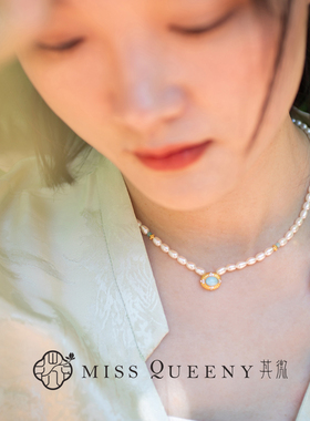 海纹石淡水MissQueeny其微纯银