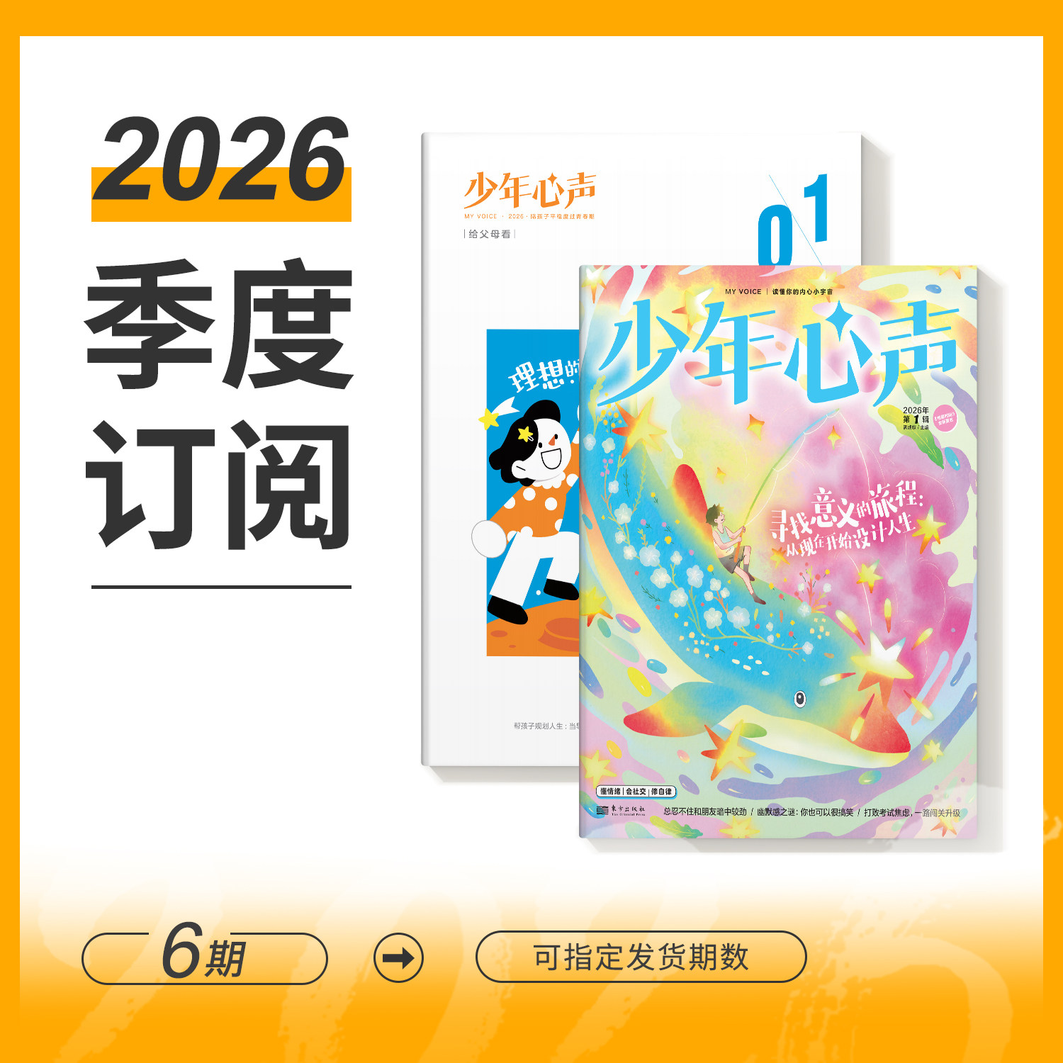 【赠父母篇全年包邮】少年心声（原恒星时刻）心理读物2025-2026跨年12辑共24本青少年心理儿童成长读物8-15岁中小学生心理康教育,淘宝优惠券,粉丝福利购,淘宝优惠卷