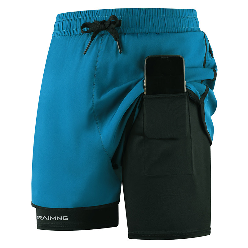 70623跨境短裤 新款跨境爆款运动三分裤夏季防走光双层运动男女情,淘宝优惠券,粉丝福利购,淘宝优惠卷