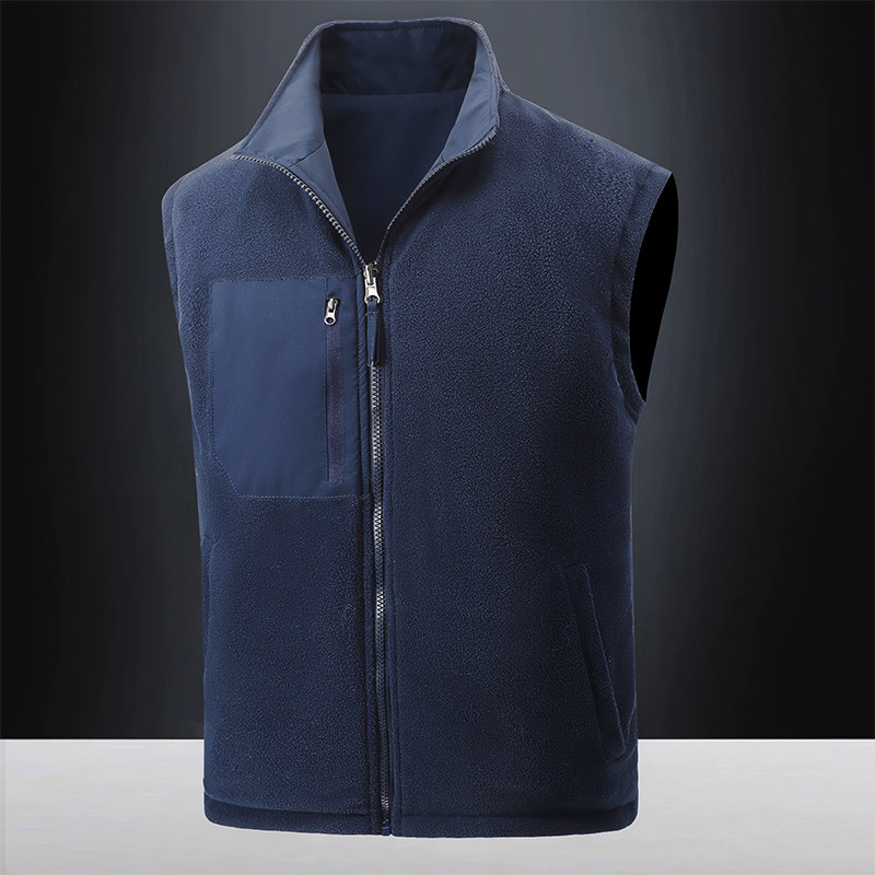 2503马甲  厂家直销M-8XL大码男士户外钓鱼工装休闲双面穿马甲中,淘宝优惠券,粉丝福利购,淘宝优惠卷