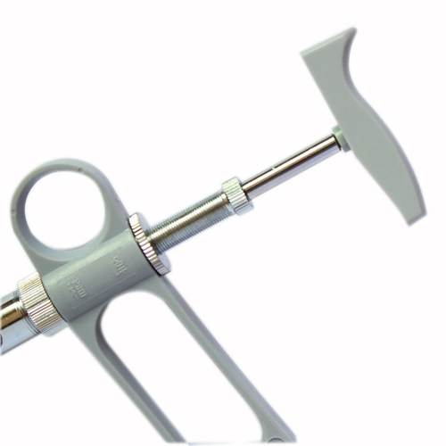 2ML 万佳(原红旗)C型可调连续注射器 鸡 疫苗注射 针筒 稽峰 - 图1