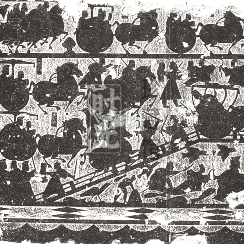 古代汉代画像石画像砖拓片高清电子版碑石拓本壁画图片素材_虎窝淘