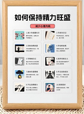 如何保持精力旺盛相框摆台