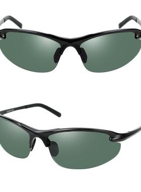 墨镜时尚风运动偏光弹簧腿太阳镜