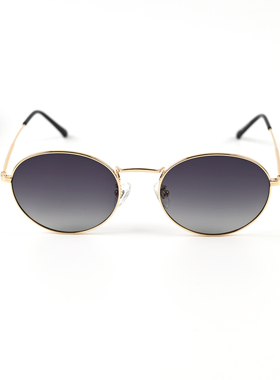 刘亦菲同款墨镜复古椭圆形小框