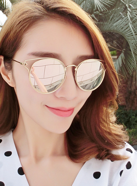 猫眼墨镜女超轻太阳镜复古时尚