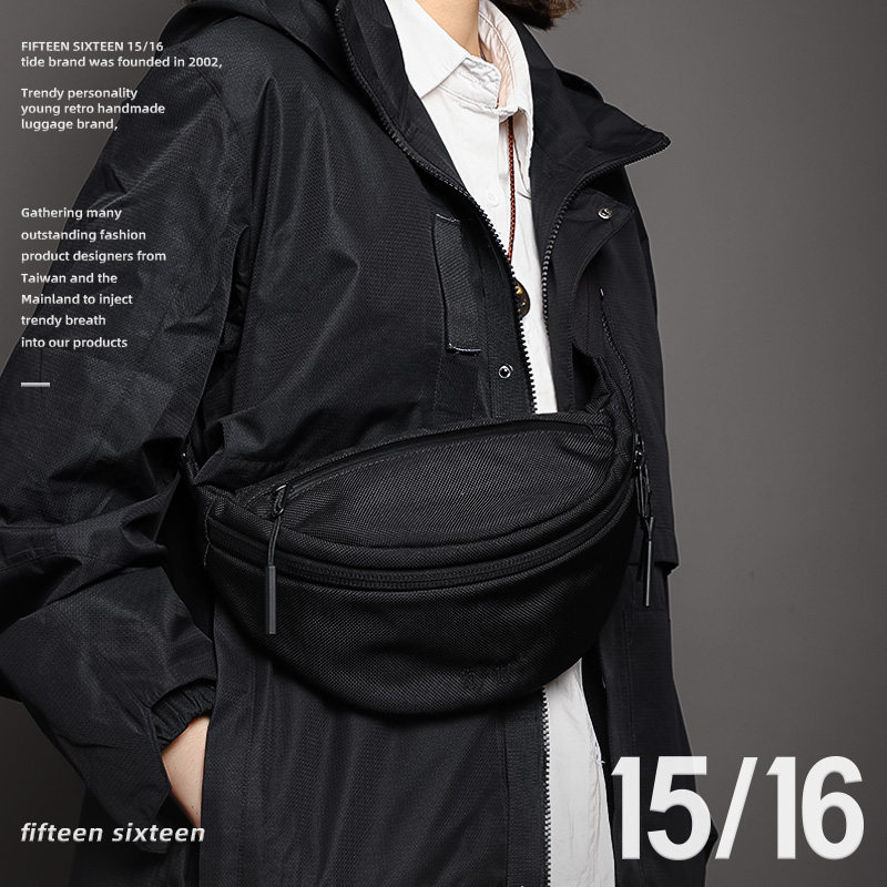 fifteen sixteen弹道尼龙女小腰包 fifteensixteen旗舰胸包