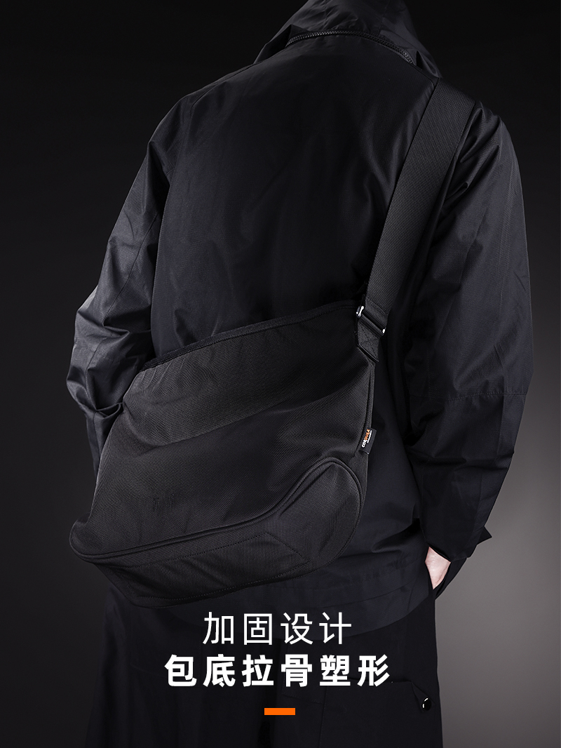 cordura1516基础款休闲挎包男简约大容量弹道尼龙斜挎包单肩包/