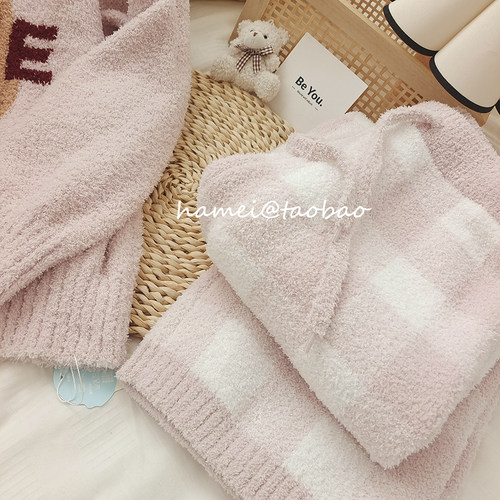 【高品の小熊】睡衣女冬甜美可爱加厚保暖软绵绵套装半边绒家居服 - 图2