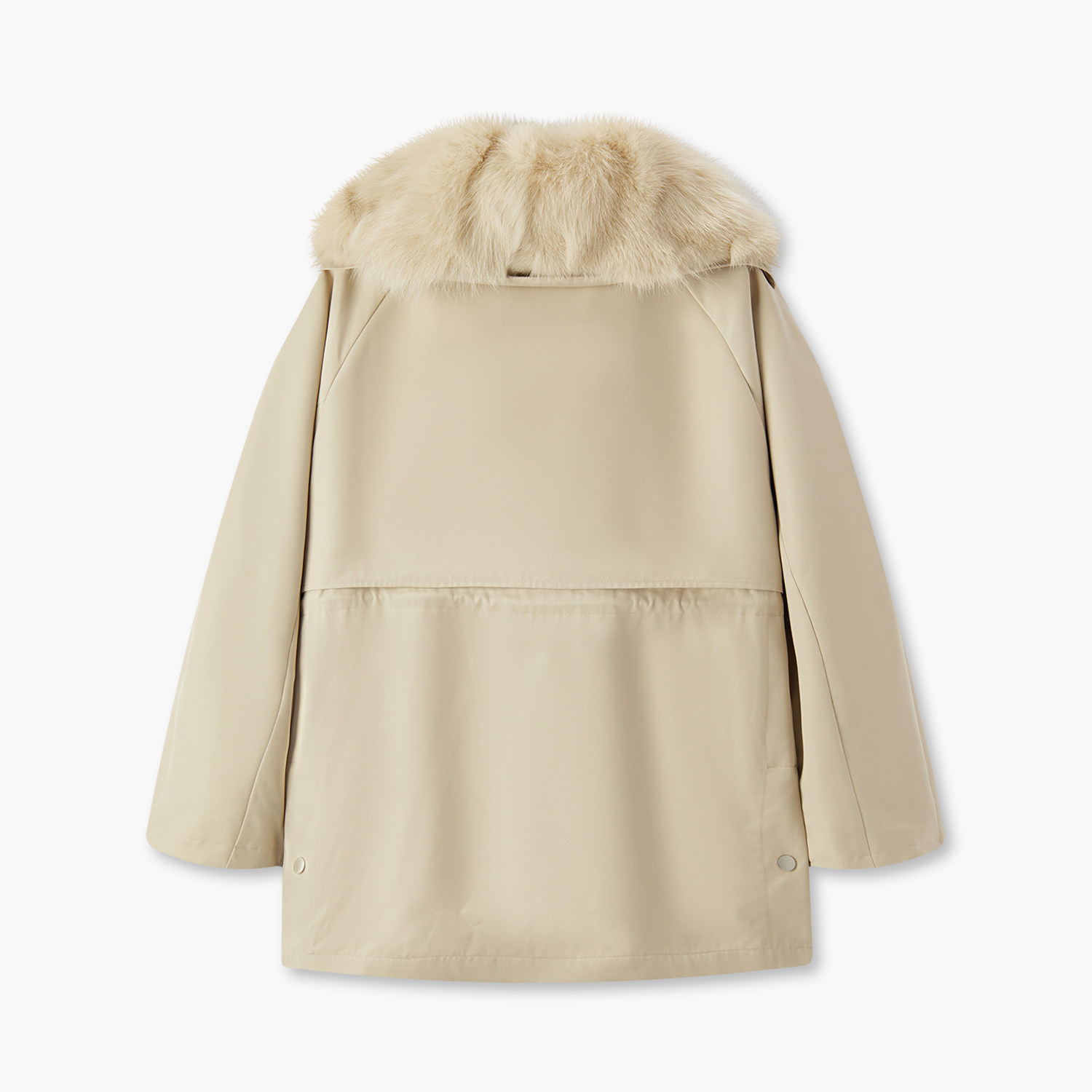 爱居兔休闲时尚派克服女冬季新款可拆卸皮草外套,淘宝优惠券,粉丝福利购,淘宝优惠卷