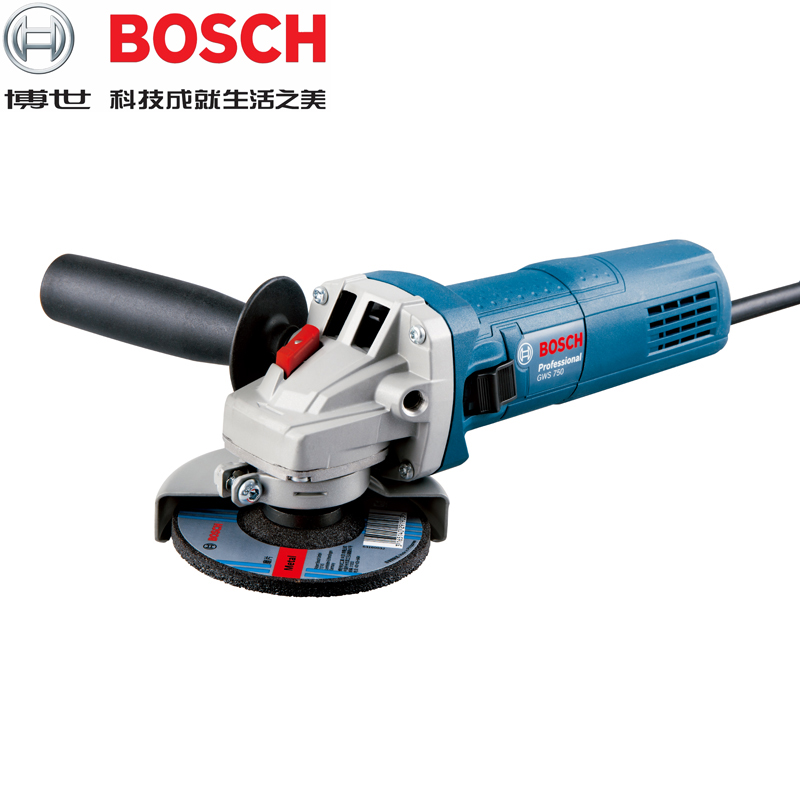 正品博世BOSCH金属打磨细手柄手砂轮GWS750-125角磨机GWS750-100 - 图2