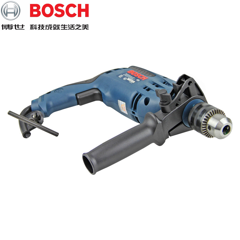 正品博世BOSCH工业级家用砖墙金属木材两用大功率冲击电钻GSB16 - 图3