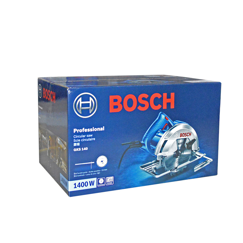 正品博世BOSCH电圆锯多功能家用手持式小型装修工具GKS140 - 图1