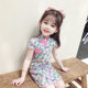 特价清仓2025夏装童装女童连衣裙中国风旗袍裙夏季碎花宝宝公主裙