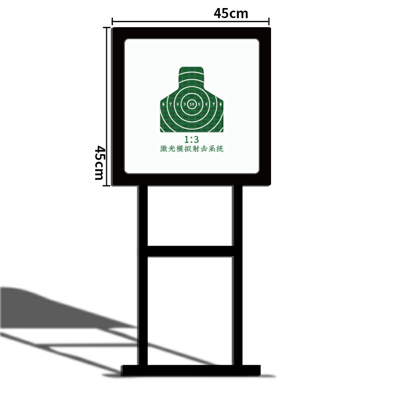 激光射击模拟器打靶训练电子计分竟技气动后坐力实感打枪红外设备-图3