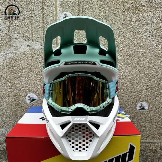 Greenway X3 full-face helmet, ultra-light and breathable mountain bike AM/DH downhill helmet, one-piece helmet, good breathability and light weight