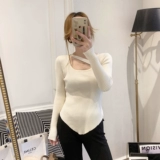 Базовый приятный телу зимний модный дизайнерский трикотажный свитер, 2021 года, в корейском стиле, тренд сезона