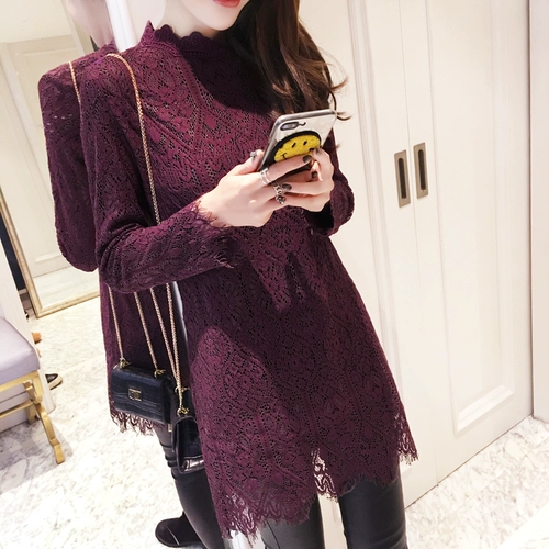 Осеннее модное осеннее платье, приталенная флисовая кружевная шелковая зимняя юбка, коллекция 2022, в корейском стиле