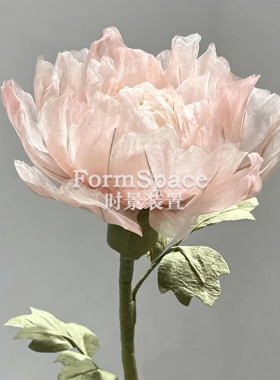 电动开合真丝机械花小型落地动态花灯婚礼美陈装饰自动仿真装饰花