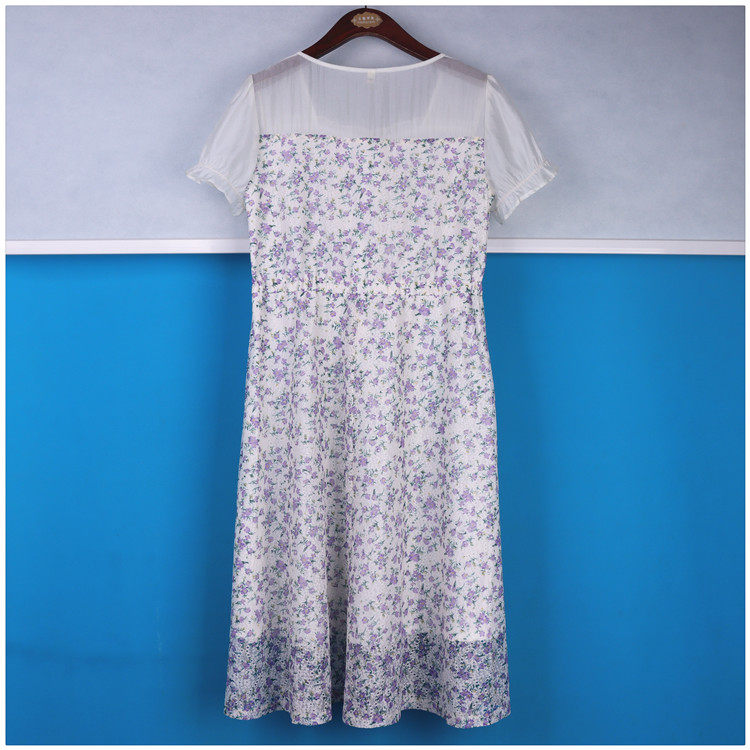 丽新折扣女装 H海10 系列 24夏装端庄时尚气质碎花清新个性连衣裙