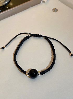 手链可调节抽拉式手环嘻哈手饰