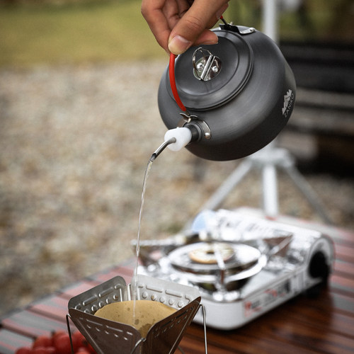 户外露营咖啡壶壶嘴便携不锈钢延长流水嘴烧水壶细嘴配套转换壶嘴 - 图1