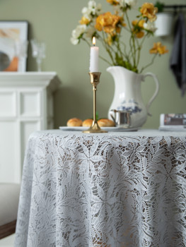 Nordic ບັນຍາກາດຝຣັ່ງແສງສະຫວ່າງ Luxury lace romantic tablecloth piano ຜ້າຕາຕະລາງຮອບຂະຫນາດນ້ອຍຕາຕະລາງຕາຕະລາງຕາຕະລາງກາເຟຕາເວັນຕົກສາມາດປັບແຕ່ງໄດ້