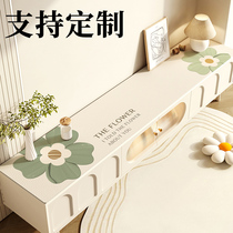 TV Cabinet Table Cushion Strip Table Cloth Light Extravagant Advanced Sensual Waterproof PVC Genguan Shoe Cabinet Dining Side Counter Face Protection Mat