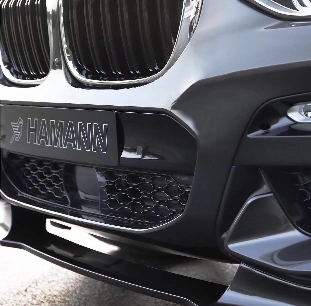 HAMANN宝马 BMW X4(G02)小包围改装前唇后唇尾翼顶翼-图1