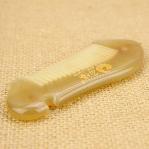 角缘 Маленькая натуральная портативная сумка, креативная расческа