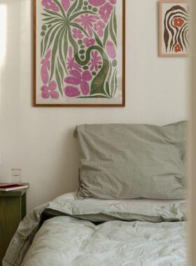 艺术微喷 ▏丹麦设计水彩花卉插画海报北欧风格家居装饰画客卧室