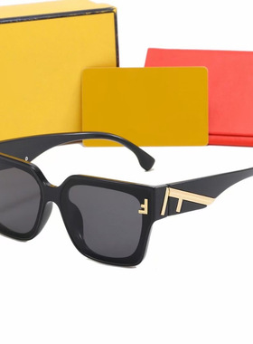 新款百搭个性户外遮阳女士白色太阳墨镜潮流098