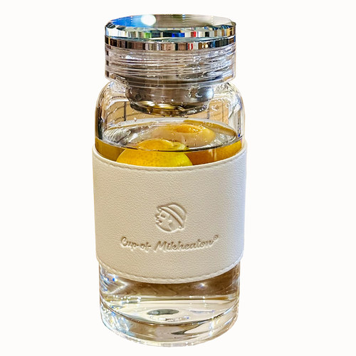 高级感轻奢泡茶杯2025新款水杯高硼硅玻璃杯耐高温女高颜值杯子 - 图3