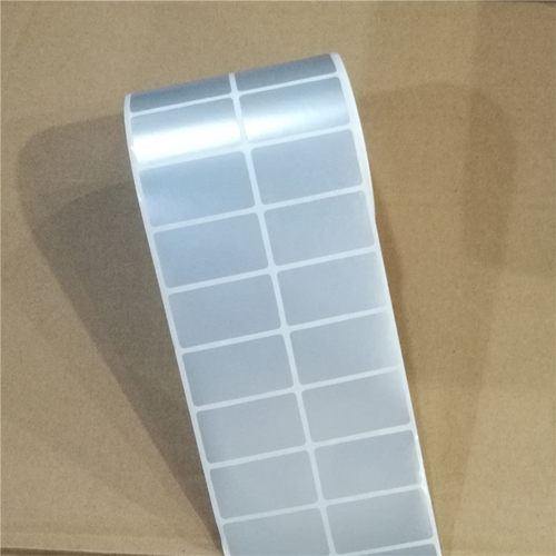 热卖哑银不干胶标签条码纸35X15 20 25亚银贴纸PET防水打印纸好货 - 图0