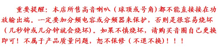 92款高音喇叭号角号筒高音动圈号角高音舞台高音 KTV号筒号角喇叭 - 图3