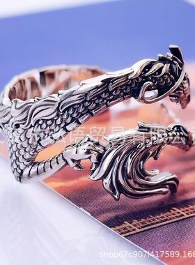 跨境热销复古龙戒指男潮人