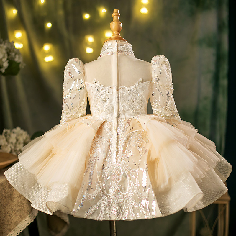 儿童礼服公主裙小女孩生日小礼服花童走秀钢琴演出服女童礼服婚纱,淘宝优惠券,粉丝福利购,淘宝优惠卷