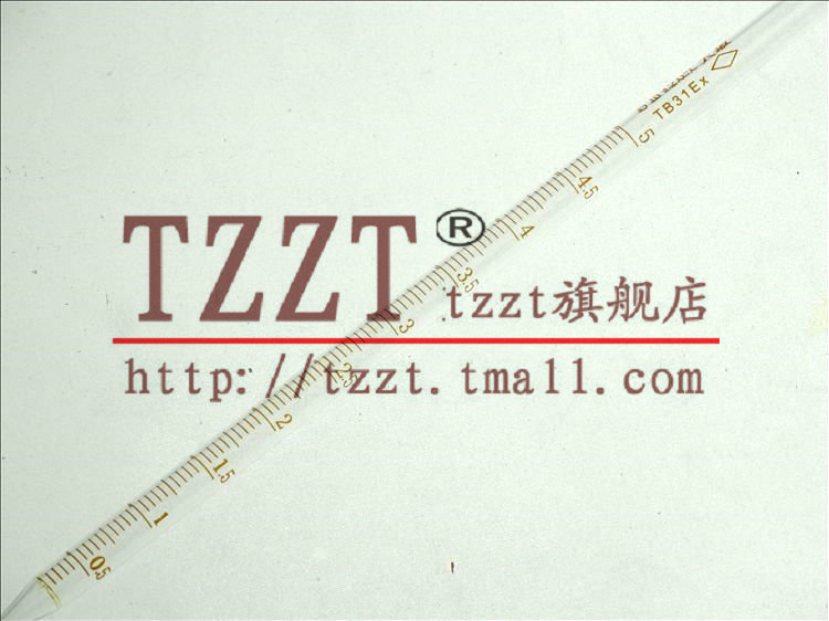 移液刻度吸管 5ml精度0.05ml  实验吸管 环标刻度滴管化学实验器 - 图1