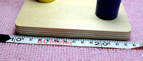 早教蒙氏蒙特蒙台梭利教具婴儿0-3岁三色垂直立方体平线蛇套环玩 - 图1