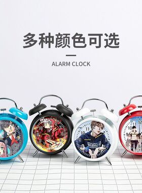 皮卡丘闹钟二次元动漫周边打铃学生专用起床神器儿童床头摆件闹铃