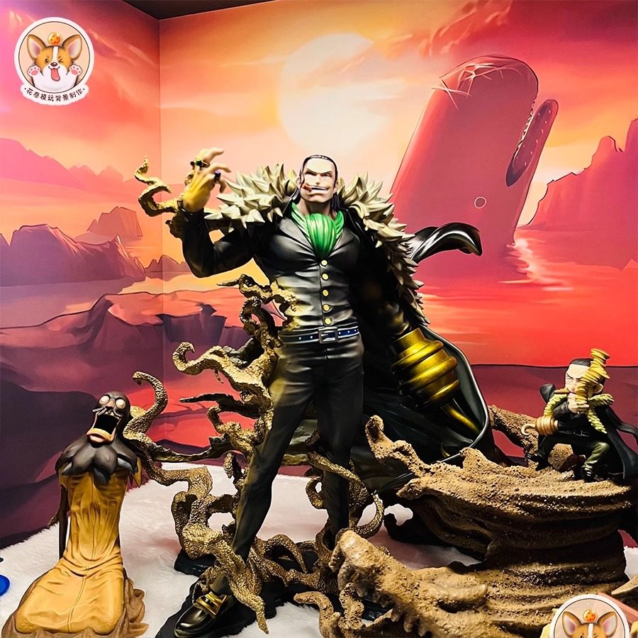 航海王/海贼王背景图蛋头岛手办盒贴纸展柜背景摄影场景布景制作,淘宝优惠券,粉丝福利购,淘宝优惠卷