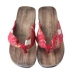 Mudu COS phong cách Nhật Bản phẳng với giày cao gót đế xuồng kiểu Trung Quốc dốc với dép xỏ ngón đi biển mùa hè - Dép dép crocs literide Dép