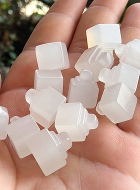 玛瑙印章印玺吊坠玉髓秤砣挂件手工玉石方章配饰