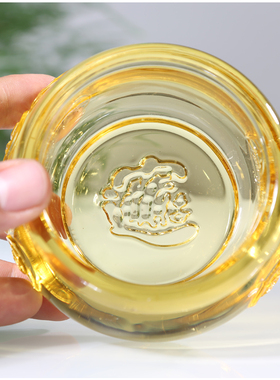 黄色聚宝盆摆件放财位玄关钥匙收纳碗客厅家用门口乔迁新居吉祥