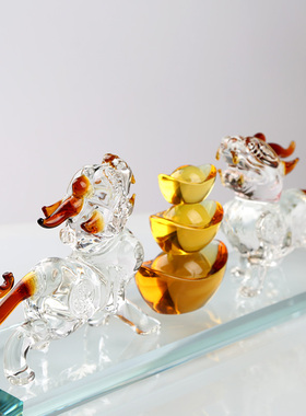 貔貅摆件大号一对家居摆设工艺品送领导老师装饰品摆件