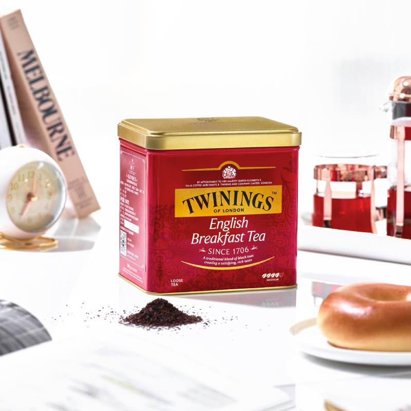 twinings川宁进口英式早餐红茶500g罐装早茶下午茶阿萨姆奶茶送礼