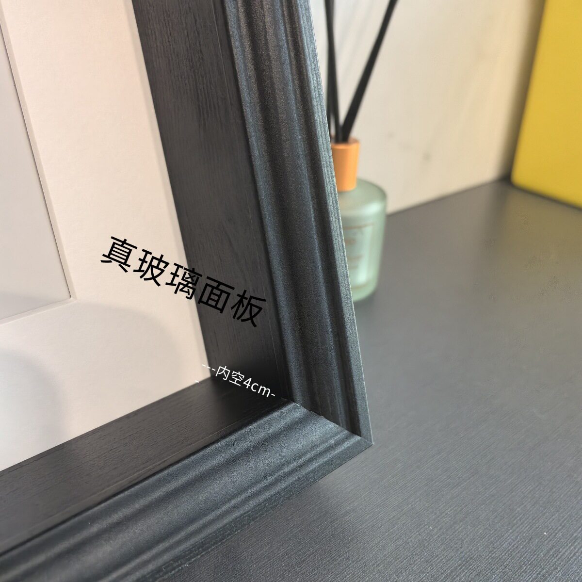 立体中空4厘米欧式蝴蝶昆虫标本收纳框方形展示框盒相框大尺寸框