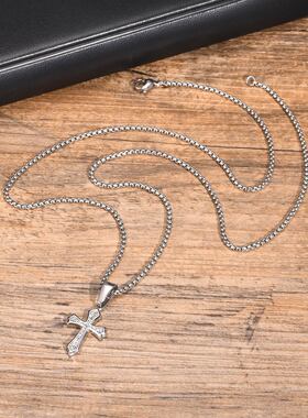 全饰爱时尚简约十字架项链
