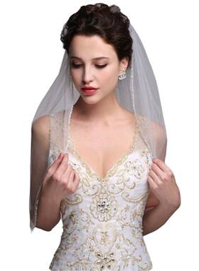 Bride's Long Veil Wedding Dress Accessories 头纱 长沙发货